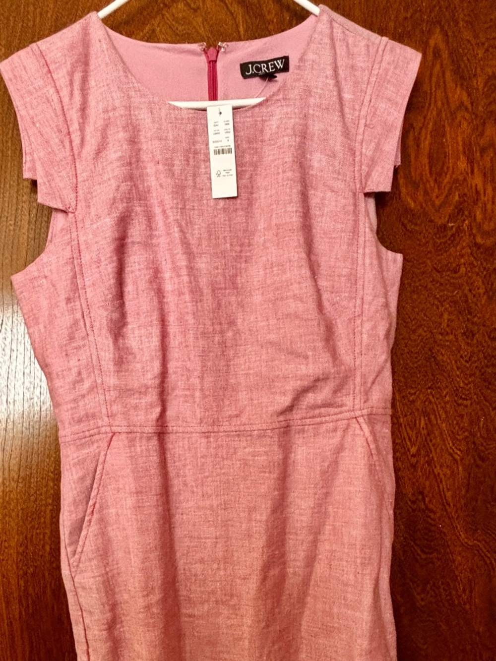 J.Crew pink zip-up dress — NEW WITH TAGS ✨